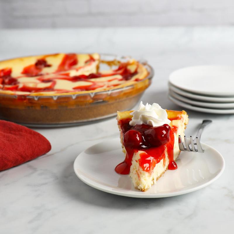 Cherry Swirl Cheesecake